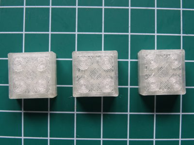 Vergleich Cura Slic3r Slimplify3d vlnr Draufsicht