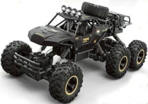 BruKa RC-Auto Robuster Geländewagen GEPARD mit LED-Scheinwerfern