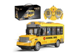 Esun RC-Auto Ferngesteuerter Auto RC Car mit Lichtern 4 Kanal RC Bus Spielzeug 1:30 (SET