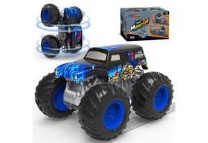Esun RC-Auto Monster Truck Ferngesteuert mit Licht 360°Drehung Ferngesteuertes Auto (SET