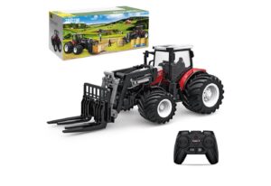 Esun RC-Traktor RC-Traktor Ferngesteuerter Frontschaufel Traktor Spielzeug ab 3 Jahre (Set